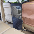 Backseat Dog Car Barrier with Mesh Window/Storage
